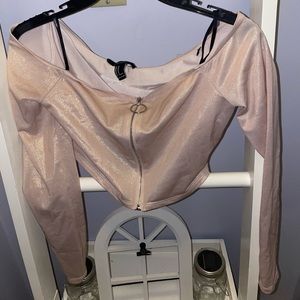 Forever 21 pink crop top